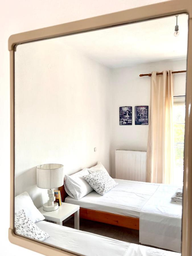 Dimitra House Entire Apartment With Balcony And View Pherrai Luaran gambar
