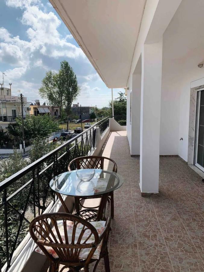 Dimitra House Entire Apartment With Balcony And View Pherrai Luaran gambar