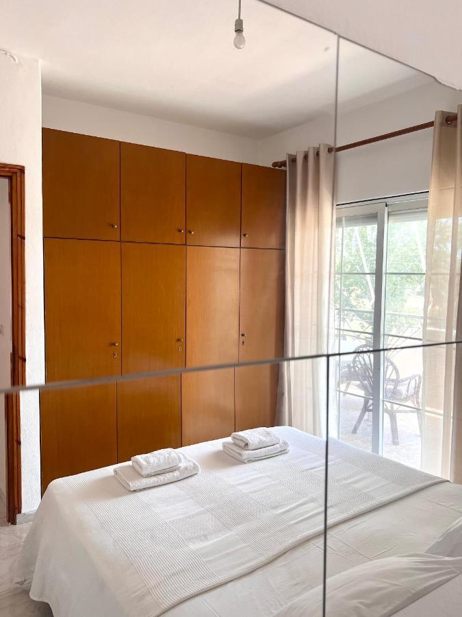Dimitra House Entire Apartment With Balcony And View Pherrai Luaran gambar