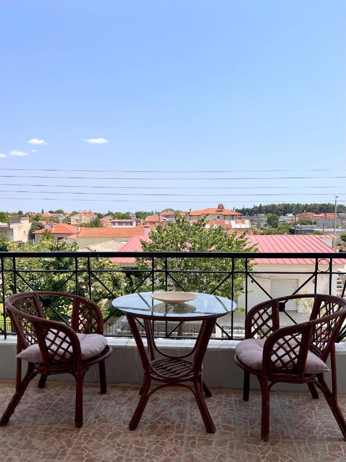 Dimitra House Entire Apartment With Balcony And View Pherrai Luaran gambar